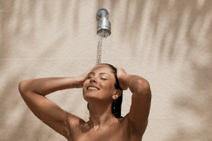 douche été