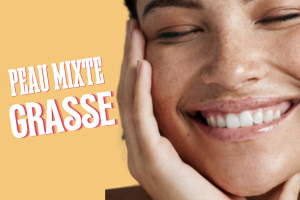 peau mixte à grasse