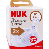 NUK Set 2 Tétines Nature Sense T2 L Lait Épaissi : : Bébé