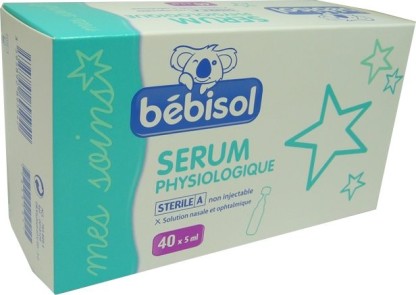 BEBISOL SERUM PHYSIOLOGIQUE 40X5ML
