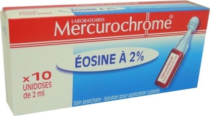 EOSINE 2% MERCUROCHROME 10 UNIDOSES 2ML