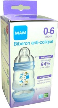 MAM BIBERON BLEU 0-6M 160ML