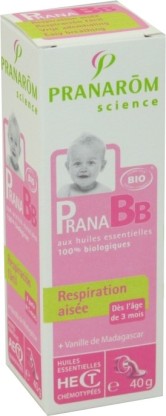 PRANAROM PRANABEBE AUX HUILES ESSENTIELLES GEL RESPIRATION 40G