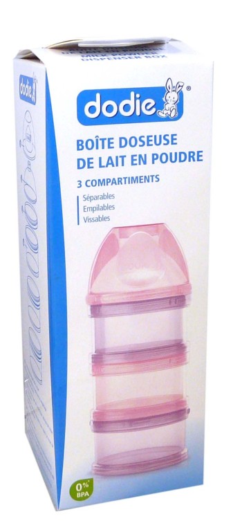BEABA® Boîte doseuse de lait en poudre 4 compartiments 330 ml