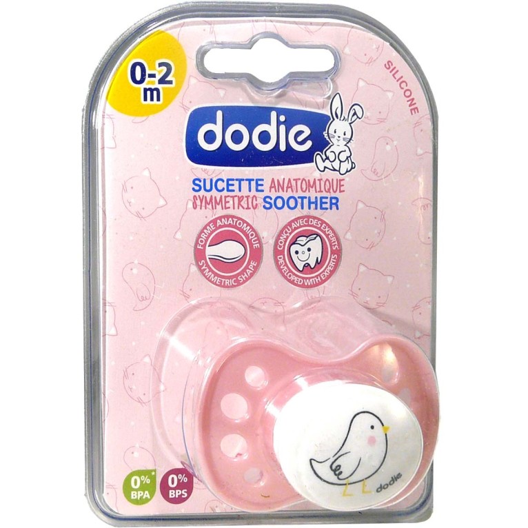 Dodie Sucette Physiologique Silicone Fille 0-6 Mois