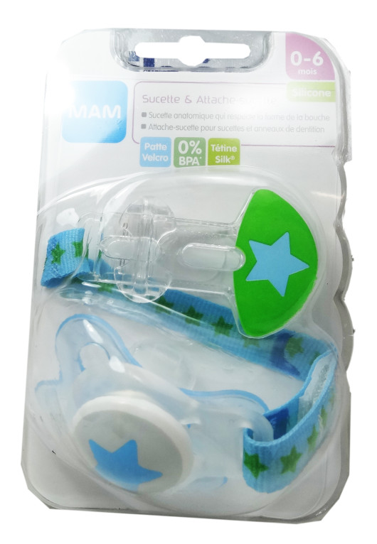 MAM-Sucette 0-6 mois silicone perfect vert - My Little Store