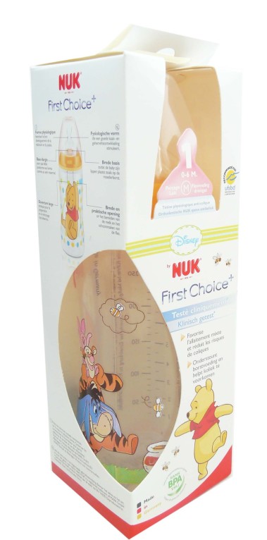 Nuk First Choice + Biberon Winnie l'Ourson 0-6 mois 300ml moins cher