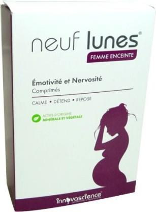 NEUF LUNES FEMME ENCEINTE EMOTIVITE ET NERVOSITE 30 COMPRIMES
