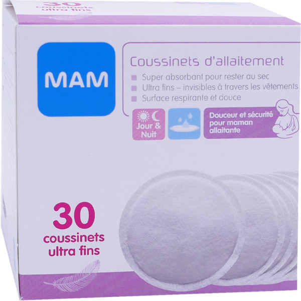 MAM 30 COUSSINETS D'ALLAITEMENT ULTRA FINS - Bébé