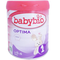 BABYBIO Optima 1 lait 1er âge en poudre dès la naissance à 6 mois 900g pas  cher 