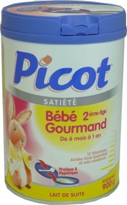 PICOT 2EME AGE SATIETE BEBE GOURMAND 900G