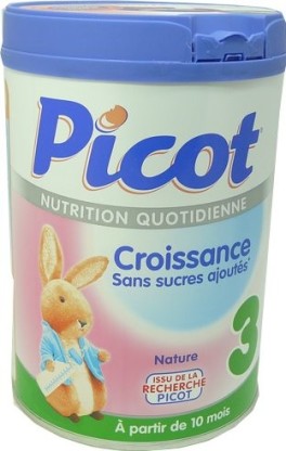 PICOT 3EME AGE LAIT CROISSANCE NATURE DES 10 MOIS 900G