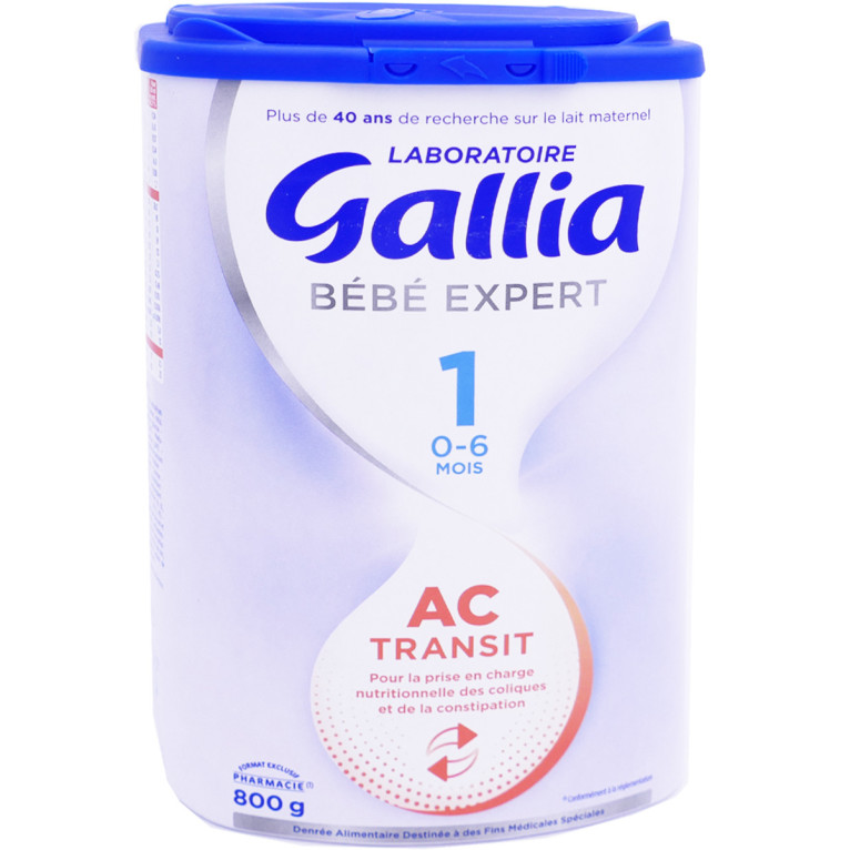 Gallia Bébé Expert AC Transit 1er Âge 800g