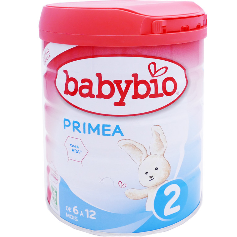 BABYBIO Optima 2 lait de suite bio 6-12 mois 800g