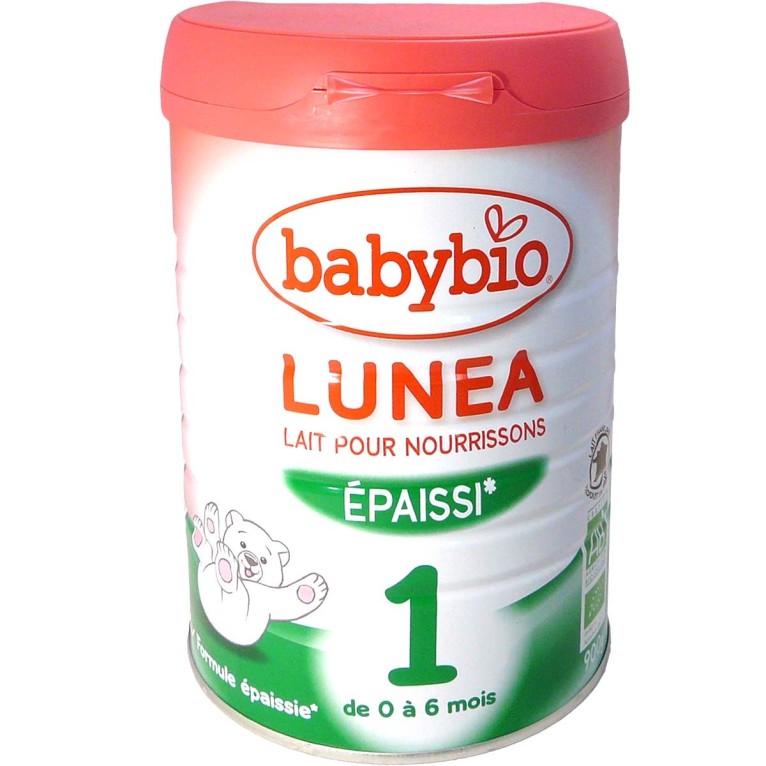 Babybio Lunea 1 Lait pour Nourrissons Bio Épaissi de 0 à 6 Mois 900g pas  cher