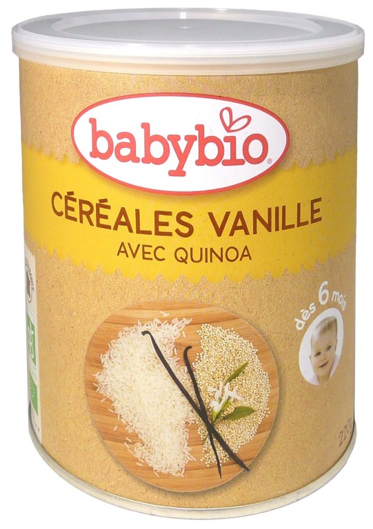 BABYBIO Céréales Vanille avec Quinoa - Dès 6 mois