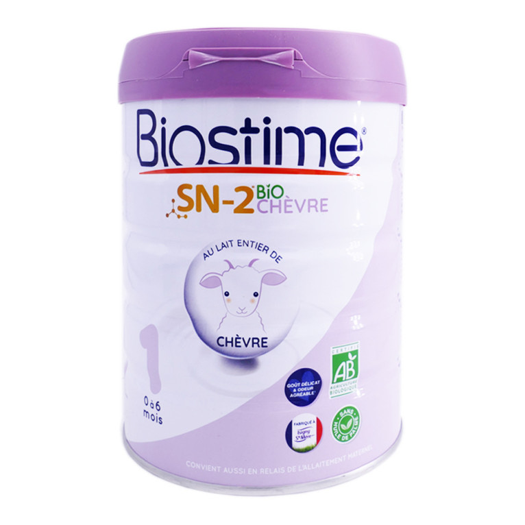 Biostime SN-2 bio chèvre 1er âge - 0 à 6 mois - 800g