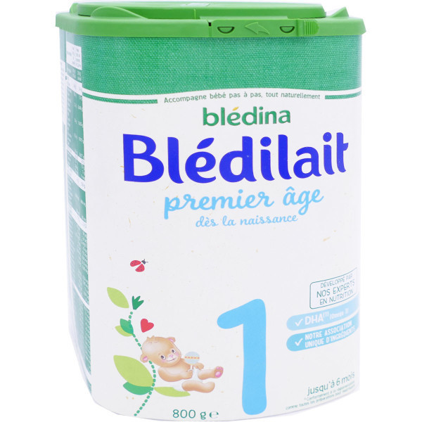 BLEDILAIT - Lait en Poudre 1er Âge - De 0 à 6 mois, 800g
