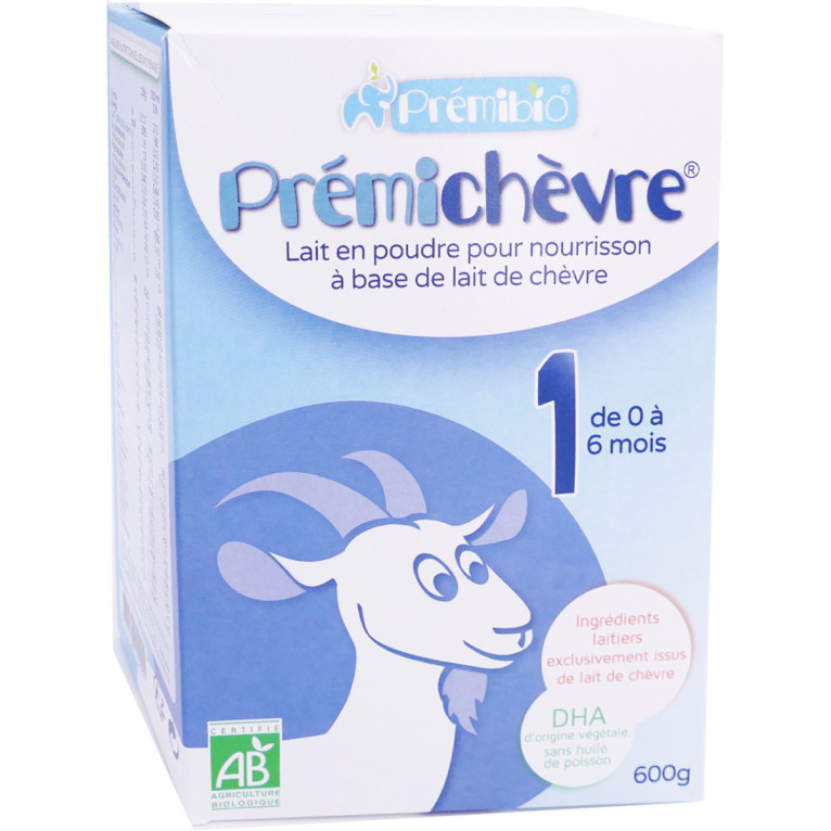 Capricare 1 - Lait de chèvre en poudre pour bébé 0-6 mois