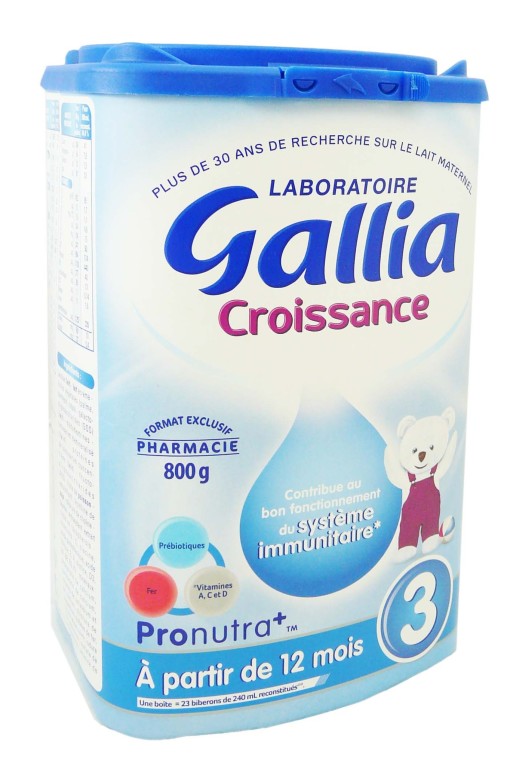 Gallia Calisma Croissance - Lait en poudre bébé 3eme âge - Dès 12 mois