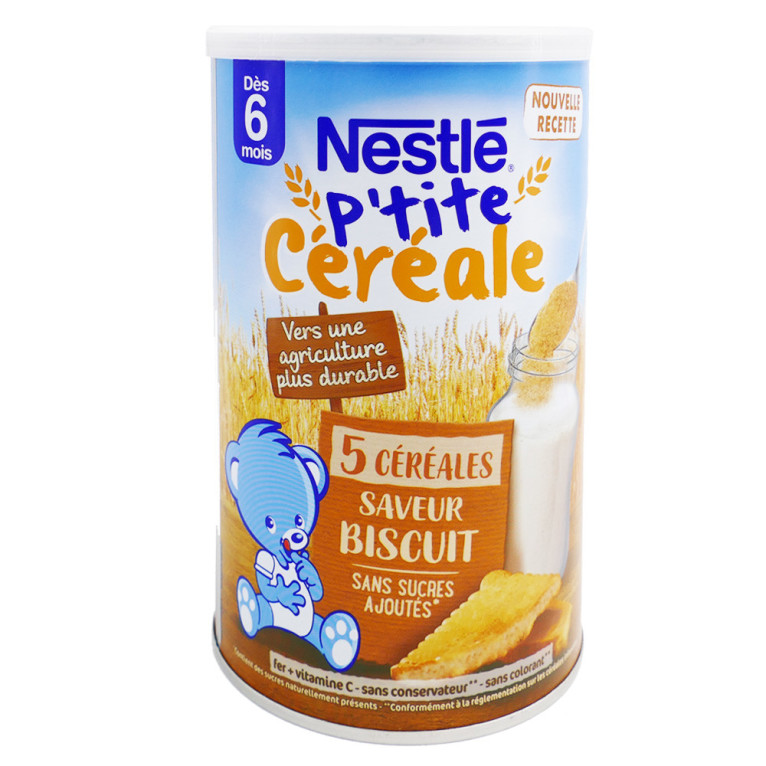 P'TITE CEREALE Vanille Saveur Biscuit - Dès 12 mois - Nestlé - 415 g