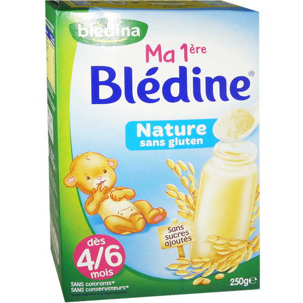 Bledine Ma 1ere Nature Sans Gluten 250 G Des 4 6 Mois Bebe Pharmashopdiscount Com