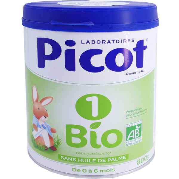 Picot 1 Bio Sans Huile De Palme 800g 0 6 Mois Bebe Pharmashopdiscount Com