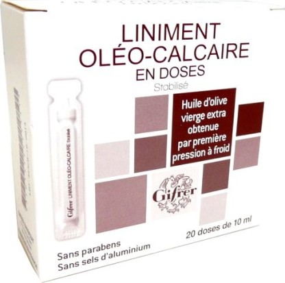 GIFRER LINIMENT OLEO-CALCAIRE EN DOSES 20 X 10ML