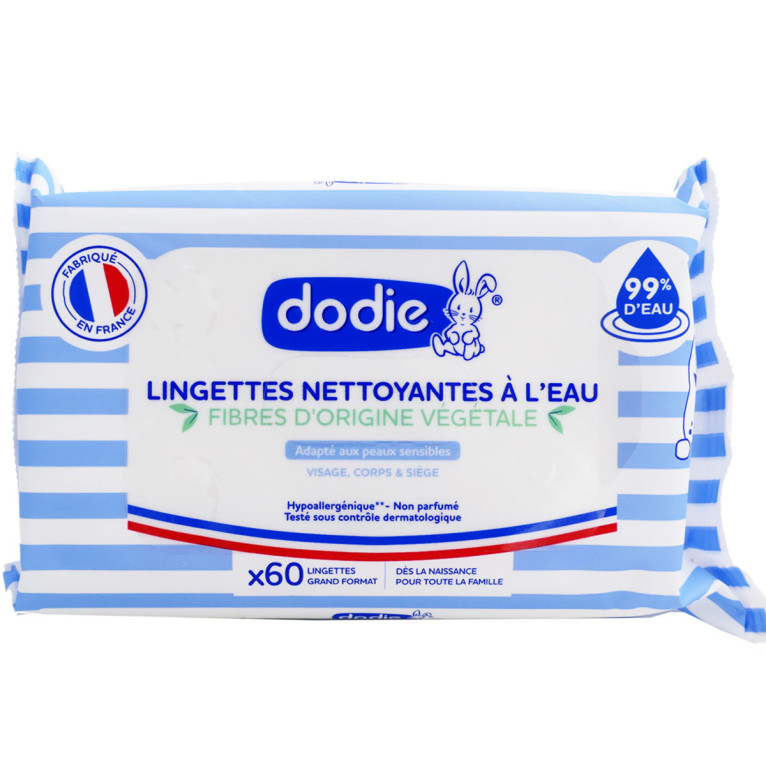 Mustela Lingettes Nettoyantes Bébé x60
