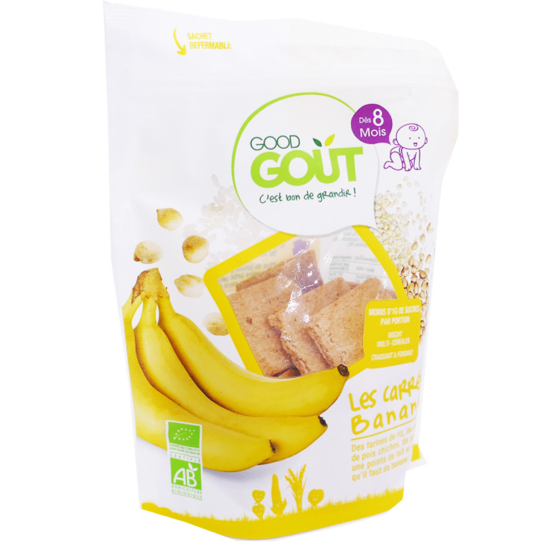 Good goût les carrés banane 50g
