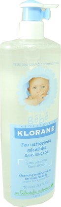 KLORANE EAU NETTOYANTE MICELLAIRE 750ML
