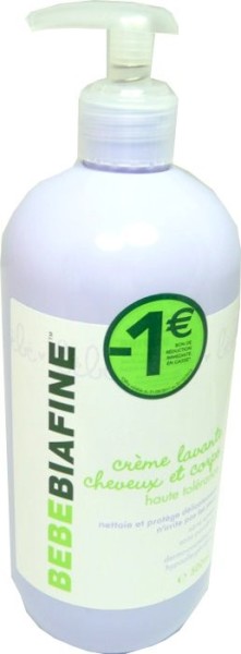 Bebebiafine Creme Lavante Cheveux Et Corps 500ml Bebe Pharmashopdiscount Com