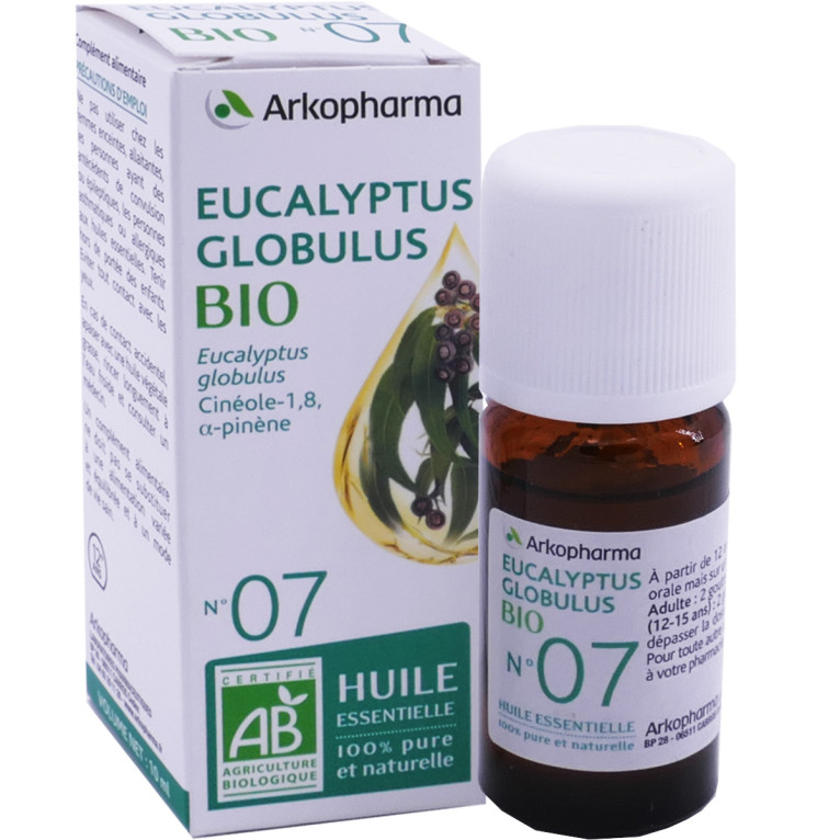 Huile essentielle d'eucalyptus globulus - flacon compte goutte 10ml