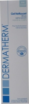 DERMATHERM GEL NETTOYANT PURCLEAR SANS SAVON 150ml