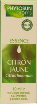 PHYTOSUN AROMS ESSENCE CITRON JAUNE 10ML