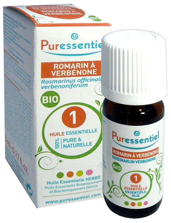 PURESSENTIEL huile essentielle romarin à cinéole 10ml bio -  Pharma-Médicaments.com