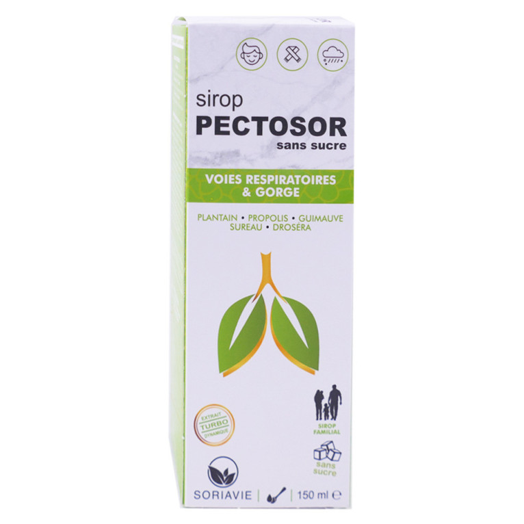 Pectosor Sirop (sans sucre) - Soriavie