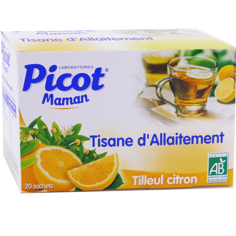 Tisane Allaitement Bio pour Maman - Menthe Citron - 20 sachets