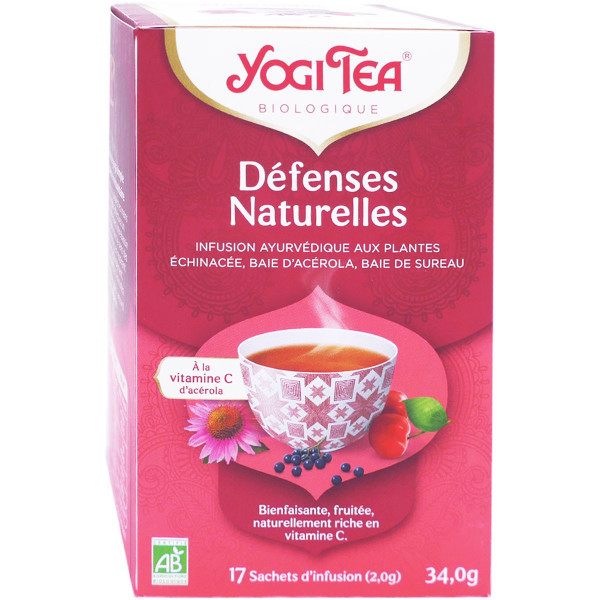 Yogi Tea - Infusion Ayurvedique Aux Plantes 17 Sachets Equilibre Basique  Yogi Tea