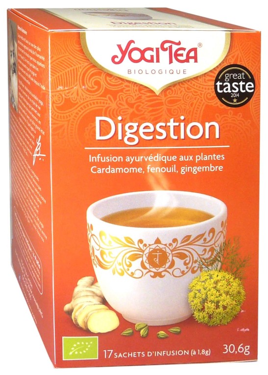 Yogi Tea Digestion 17 Infusions pas cher