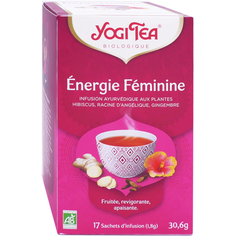 YOGI TEA INFUSION ENERGIE FEMININE x17 SACHETS