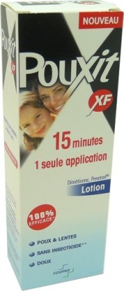 POUXIT XF LOTION ANTI-POUX FORTE 100% EFFICACE 1 SEULE APPLICATION