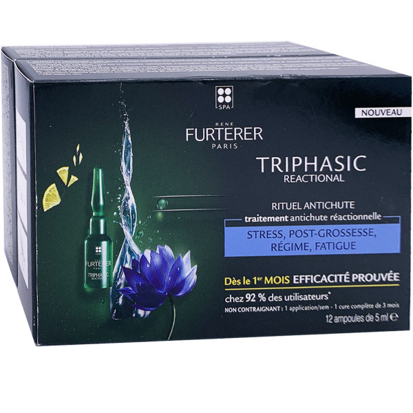 FURTERER TRIPHASIC RITUEL ANTICHUTE 12 AMPOULES 5ML
