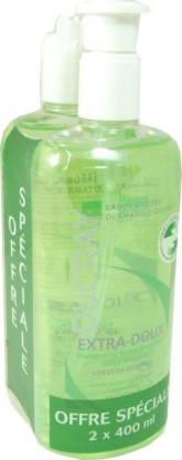 DUCRAY SHAMPOOING EXTRA-DOUX LOT DE 2*400ML !