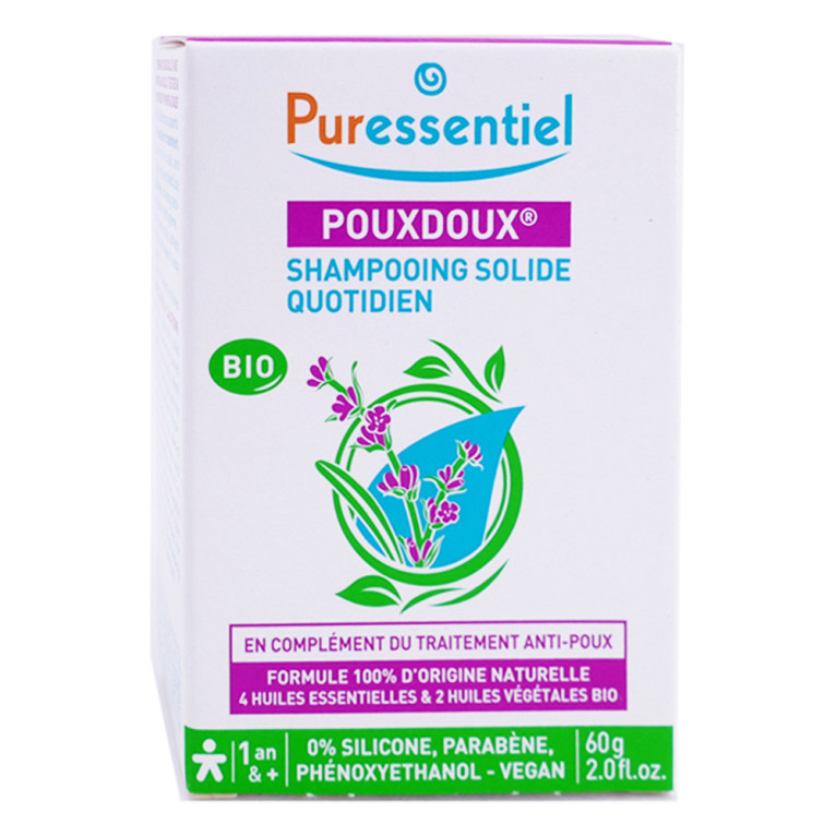 Puressentiel shampooing quotidien Pouxdoux bio - Répulsif poux