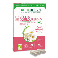 Règles Douloureuses Bio, 30 gélules  Naturactive - Parapharmacie Boticinal
