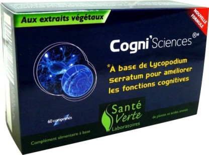 SANTE VERTE COGNI'SCIENCES 60 COMPRIMES