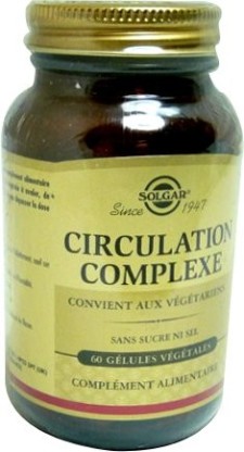 SOLGAR CIRCULATION COMPLEXE 60 GELULES