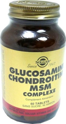SOLGAR GLUCOSAMINE CHONDROITINE MSM COMPLEXE