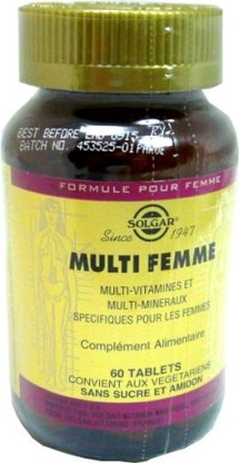 SOLGAR MULTI FEMME 60 COMPRIMES